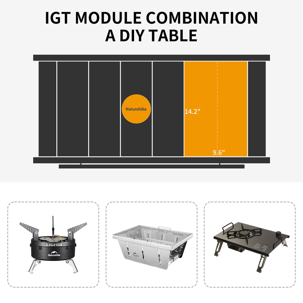 Naturehike IGT Quick Opening Folding Table (IGT Compatible) (2026)