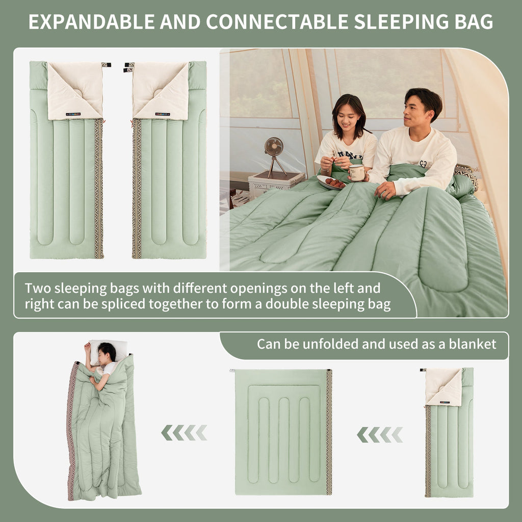 Linglong™ L150 Synthetic Sleeping Bag 55.4°F / 13°C