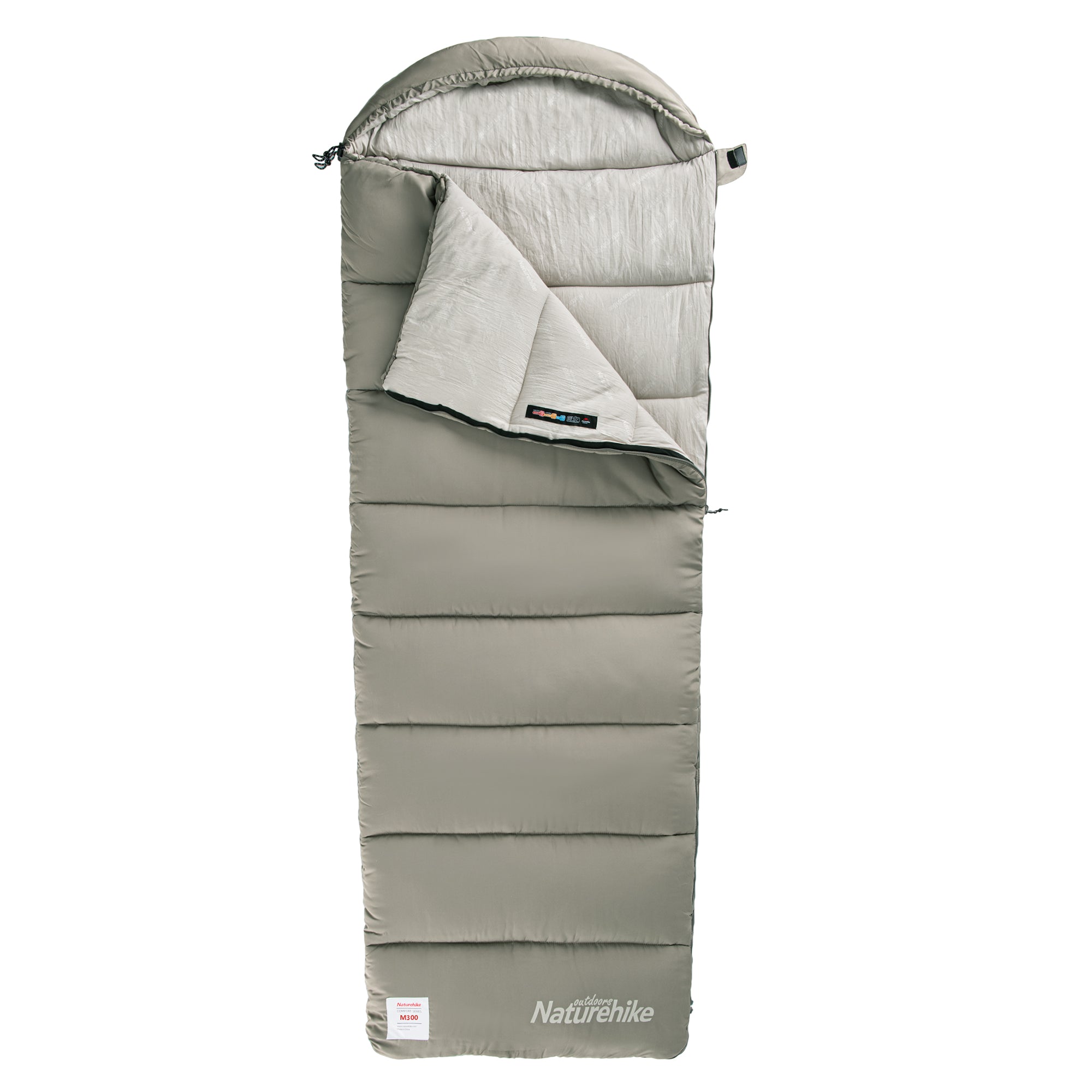 Naturehike Warmy Square Hooded Cotton Sleeping Bag (2026)