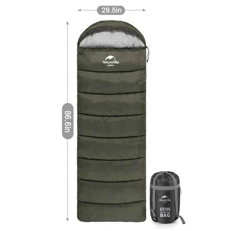 Solora™ U250 Hooded Synthetic Sleeping Bag 47°F / 8°C