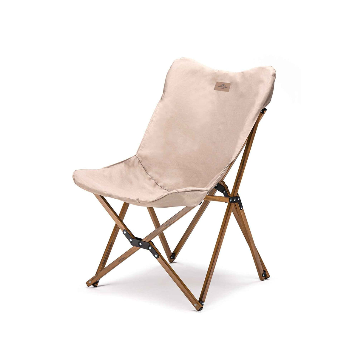 Wood Grain Foldable Camping Chair