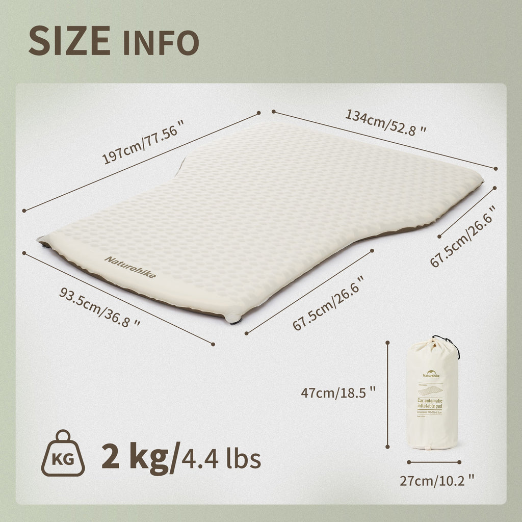 Naturehike Yugu Khaki Car Automatic Inflatable Pad 2026