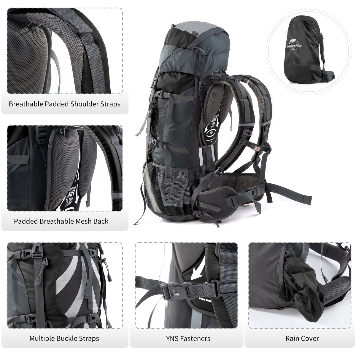 70+5L Mountaineering Backpack