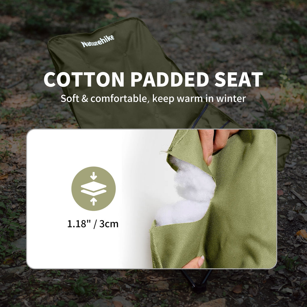Naturehike Sea Star 001 Push-Up High Back Cotton-Filled Moon Chair Single (2026)