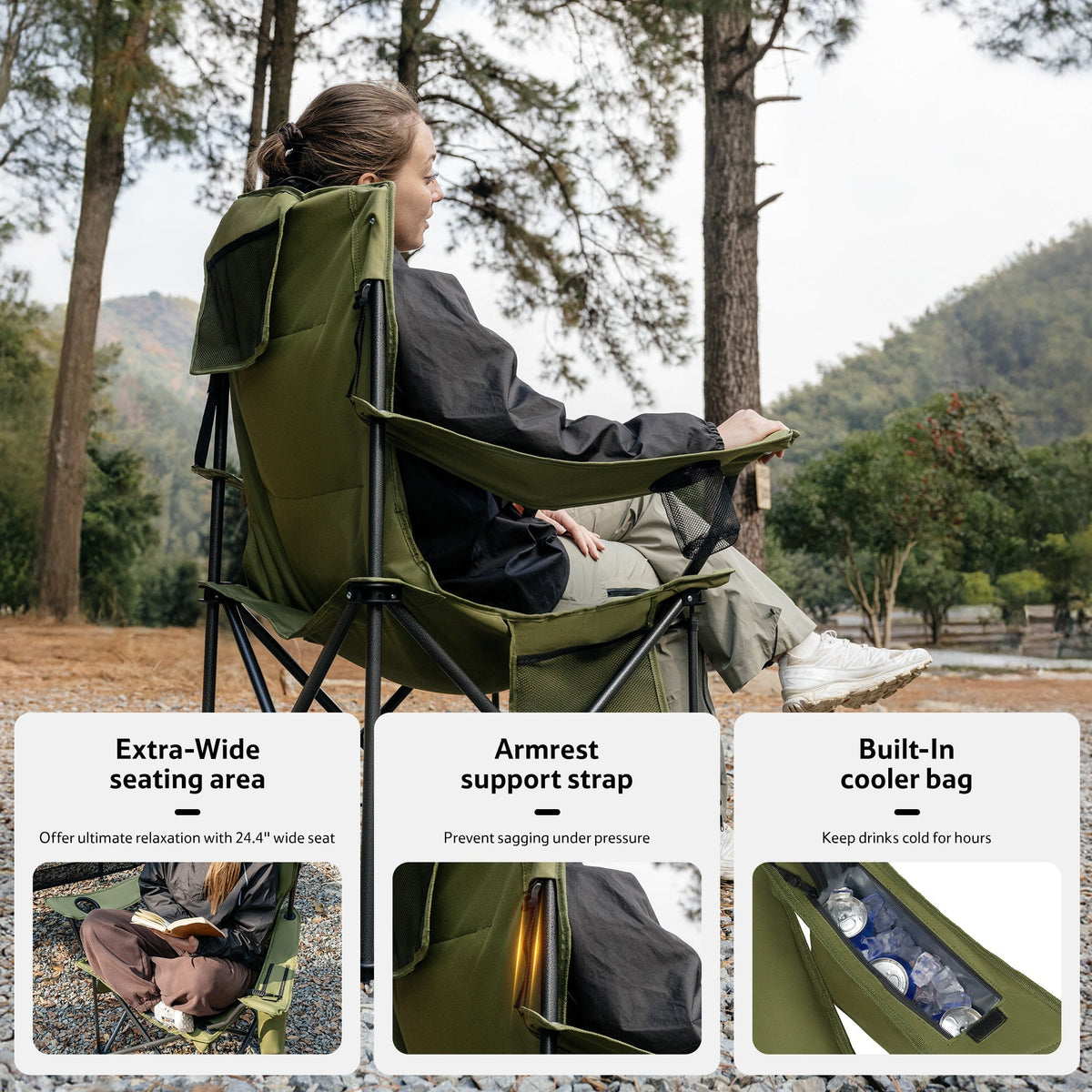 ComfortMax™ T01 Portable Camping Chair