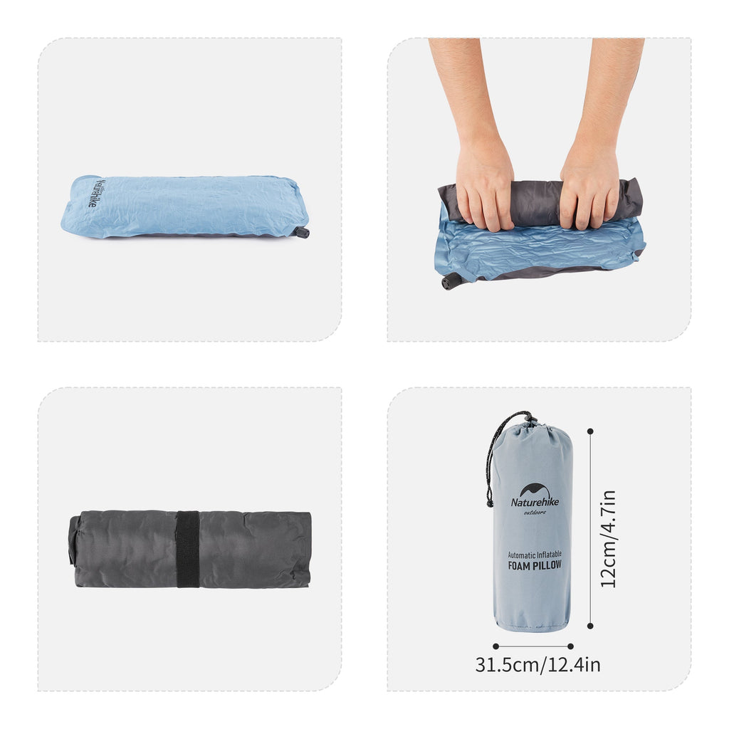Xinmian™ Sponge Automatic Inflatable Pillow