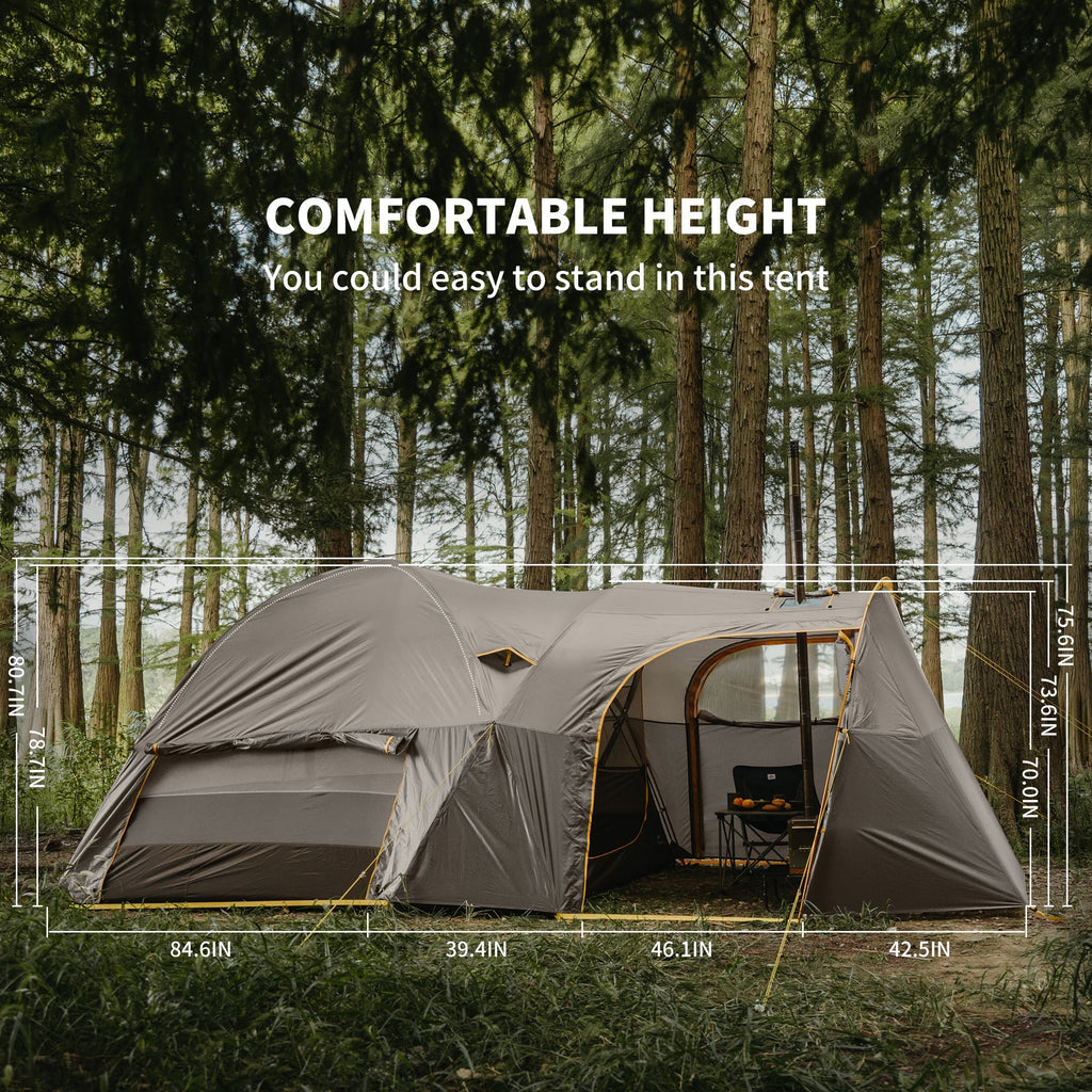Naturehike Kota 6 Tent Light Brownish Gray (2026)