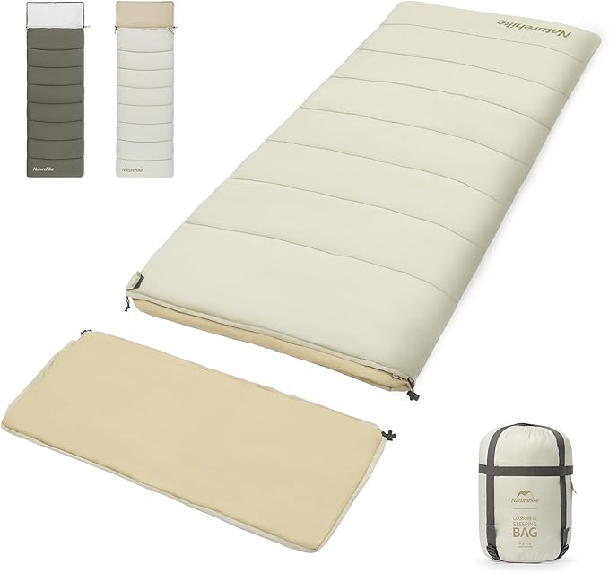 Naturehike LD350 4 Season Spliceable Camping Sleeping Bag for Adults & Kids