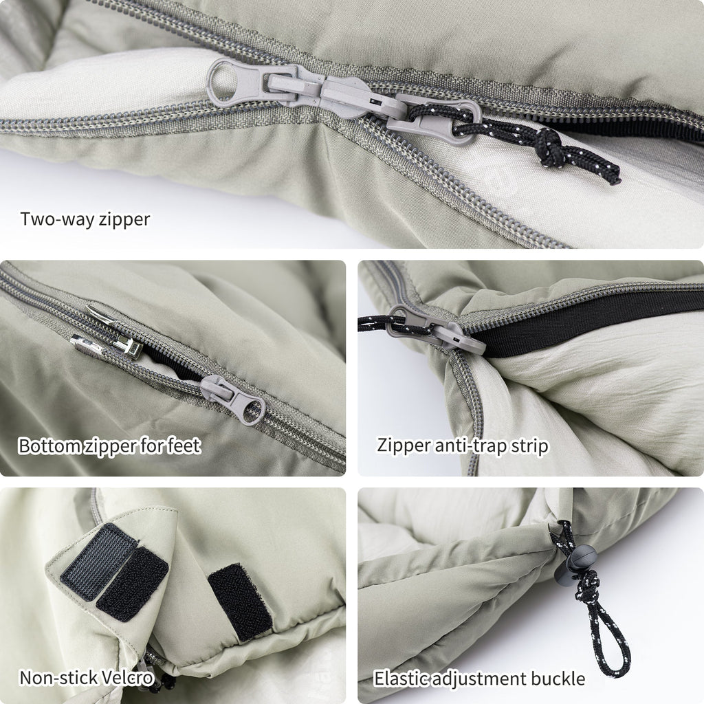 Naturehike Warmy Square Hooded Cotton Sleeping Bag (2026)