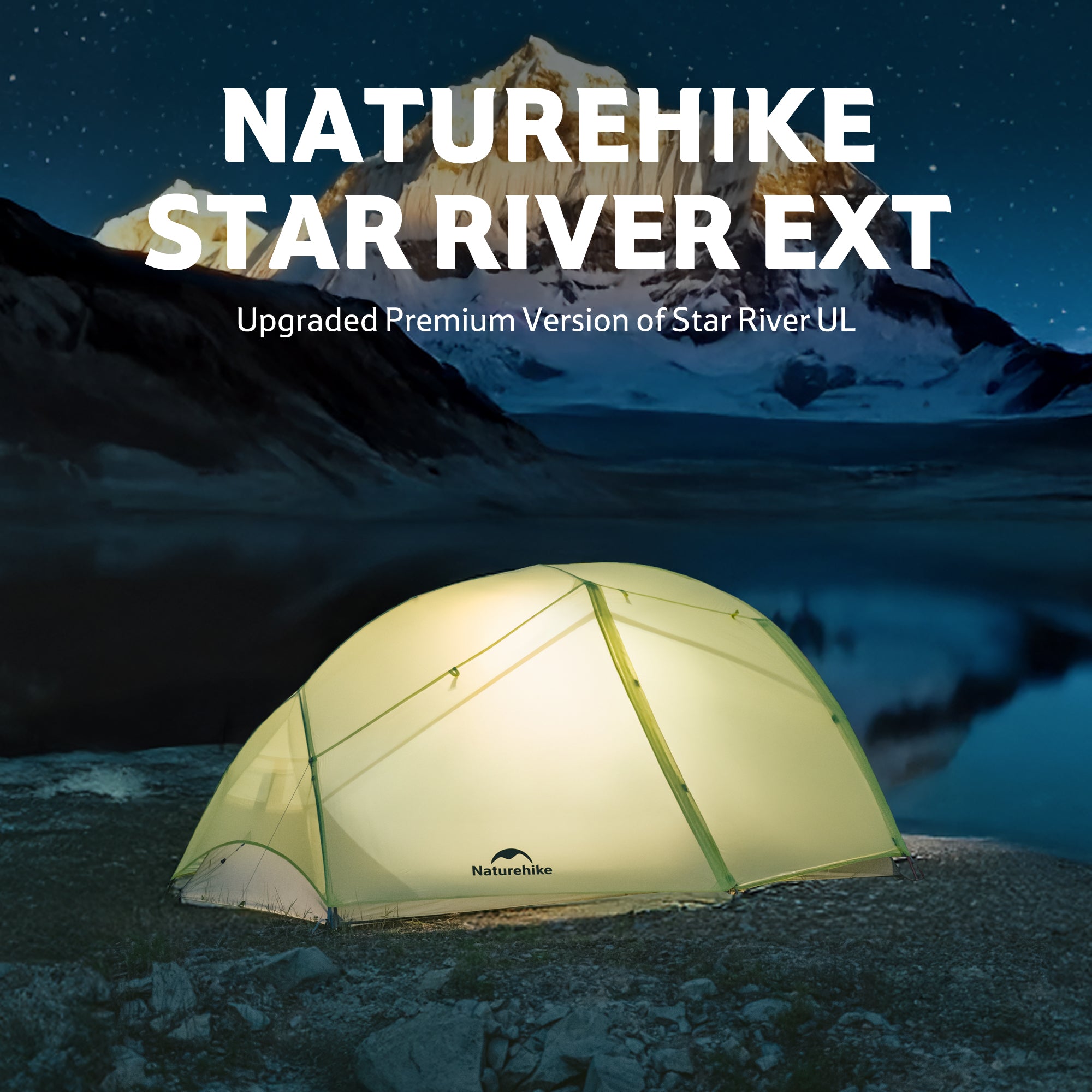 Star River™ EXT 2-Person Ultralight Backpacking Tent