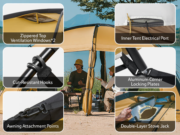 Dune™ 10.9 Pro 4-Person Hot Tent