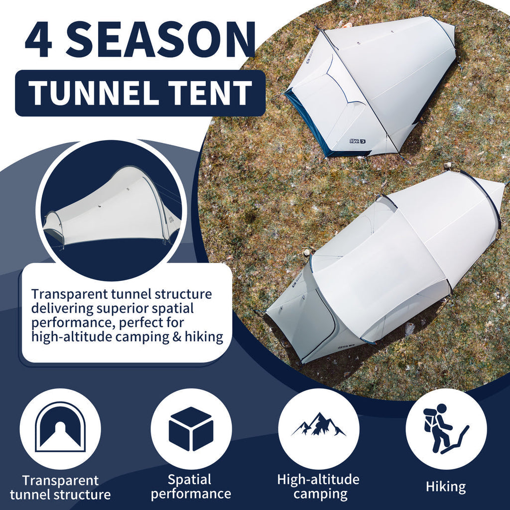 DABAN™ 1-Person Ultralight 4-Season Tunnel Tent