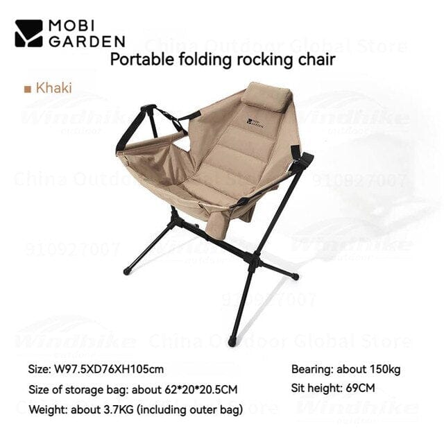 MOBI GARDEN Shanyou Rocking Camp Chair