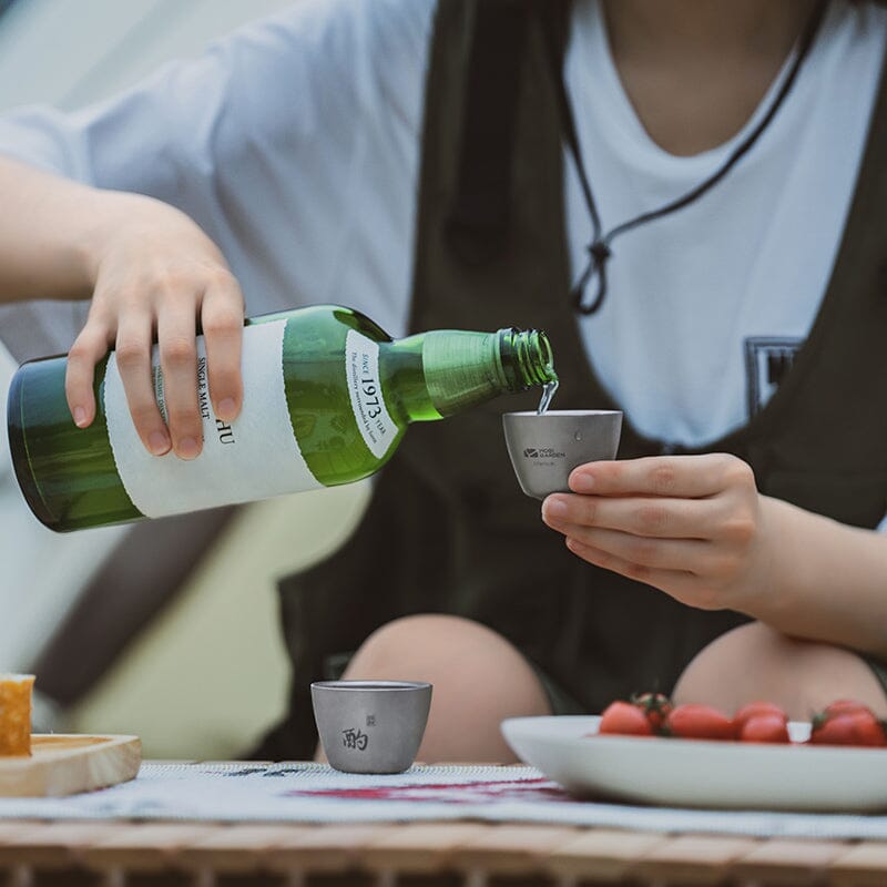MOBI GARDEN Titanium Sake Cup 50ml