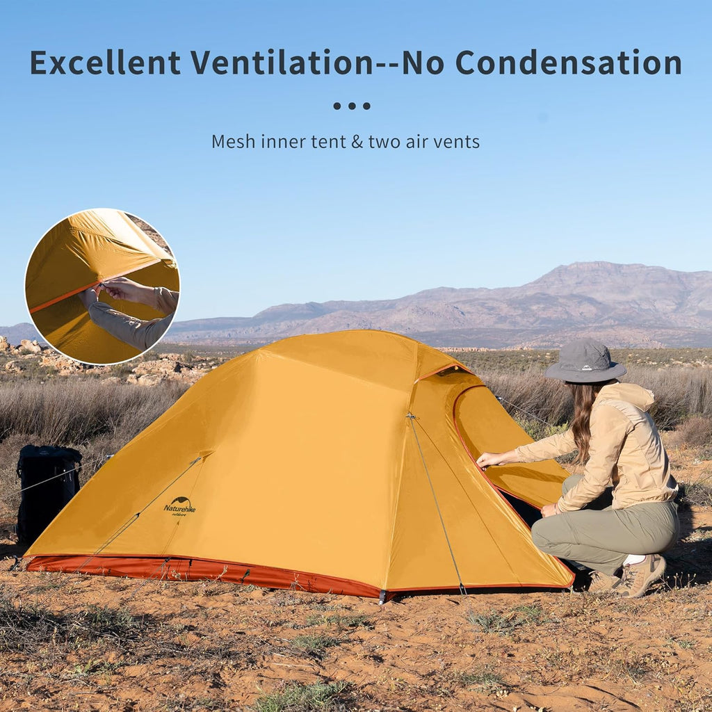 Naturehike Cloud Up™ Base 3-Person Ultralight Backpacking Tent (2026)