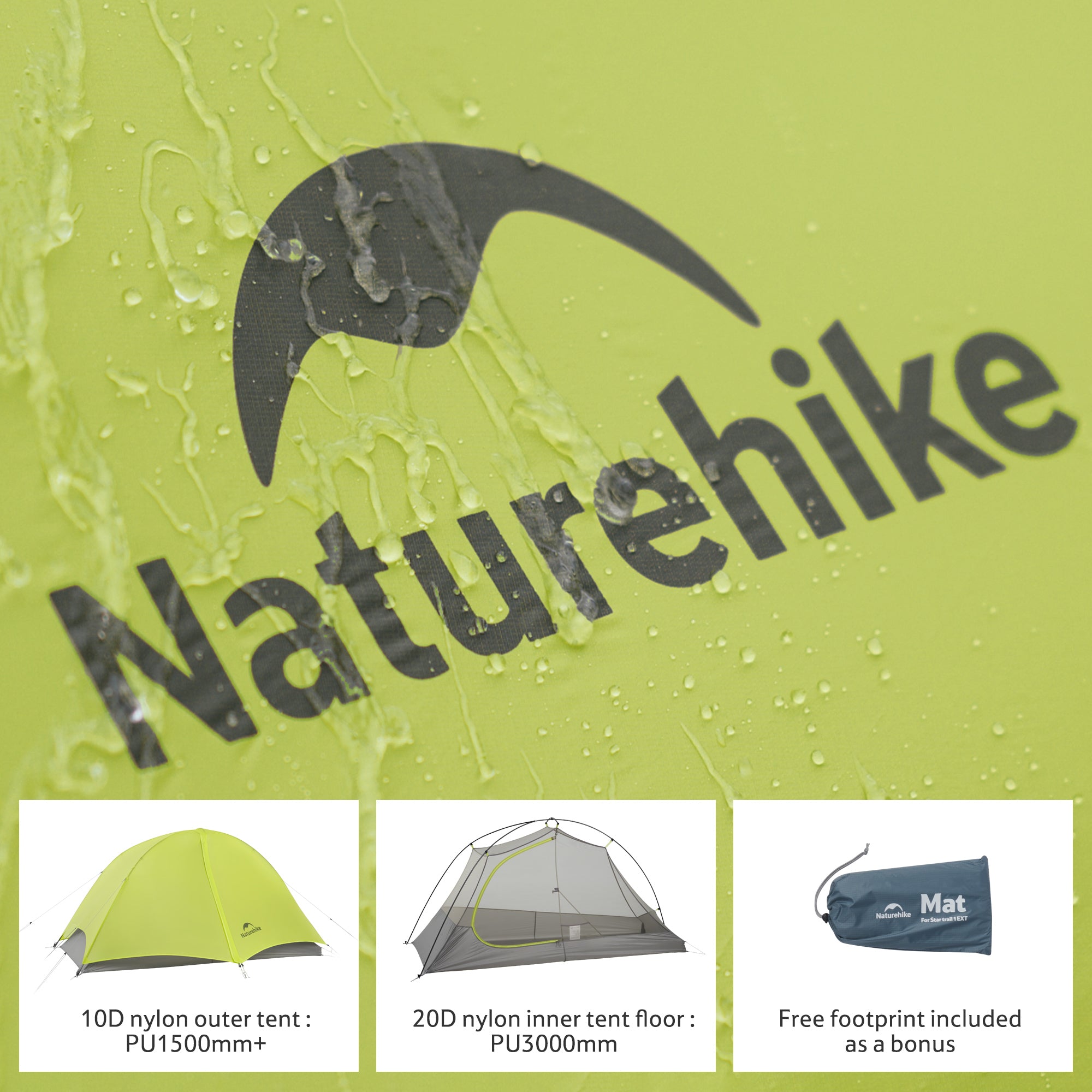 Star Trail™ EXT 1-Person Ultralight Backpacking Tent